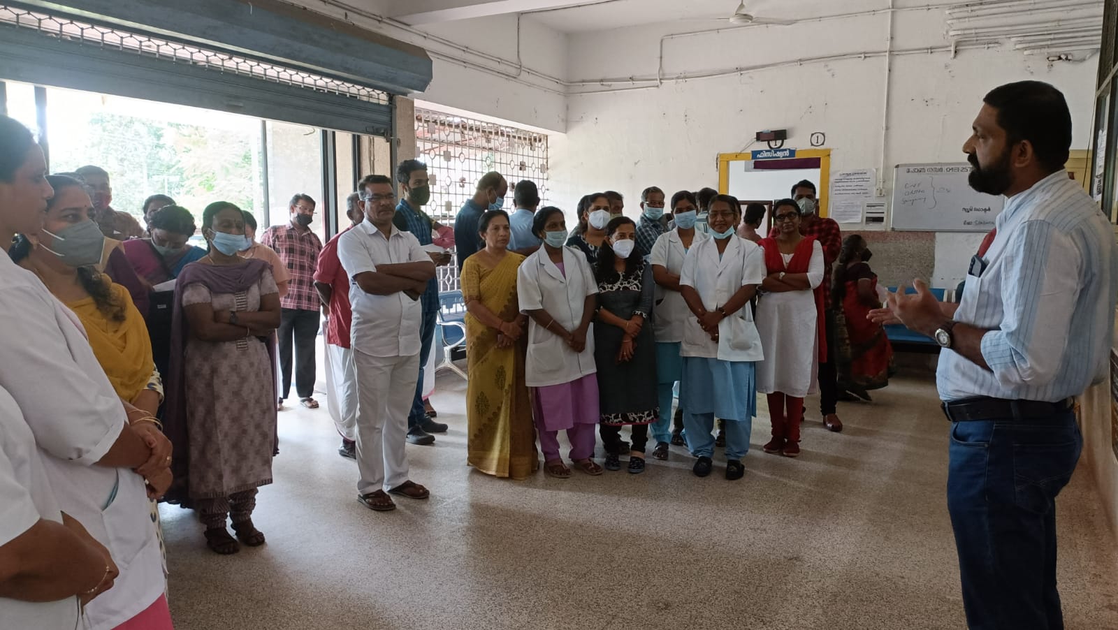 Anti-drug campaign at ESI Hospital,Vadavathoor | Insurance Medical Services